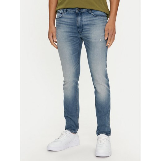 Hugo Jeansy 50517524 Niebieski Extra Slim Fit ze sklepu MODIVO w kategorii Jeansy męskie - zdjęcie 182728065