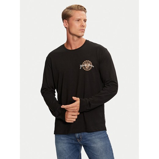 Guess Jeans Longsleeve M4BI84 K8FQ4 Czarny Regular Fit ze sklepu MODIVO w kategorii T-shirty męskie - zdjęcie 182728069