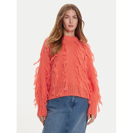 ViCOLO Sweter 33050S Pomarańczowy Regular Fit ze sklepu MODIVO w kategorii Swetry damskie - zdjęcie 182728156