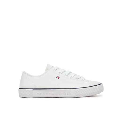 Tommy Hilfiger Trampki T3X9-33846-0890100 Biały ze sklepu MODIVO w kategorii Trampki dziecięce - zdjęcie 182728159
