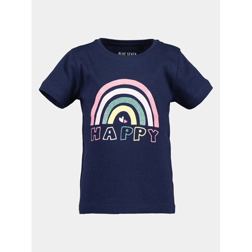 Blue Seven T-Shirt 702300 X Granatowy Regular Fit ze sklepu MODIVO w kategorii Bluzki dziewczęce - zdjęcie 182728226
