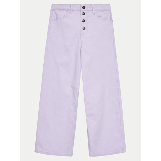 United Colors Of Benetton Jeansy 4RISCE02T Fioletowy Wide Leg ze sklepu MODIVO w kategorii Spodnie dziewczęce - zdjęcie 182728228