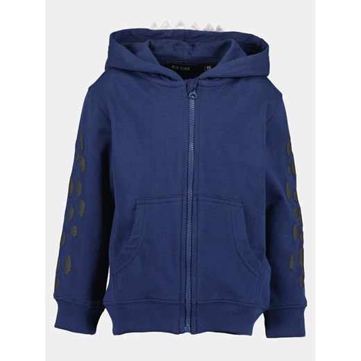 Blue Seven Bluza 817629 X Granatowy Regular Fit ze sklepu MODIVO w kategorii Bluzy chłopięce - zdjęcie 182728337