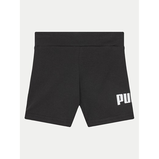 Puma Kolarki Ess No. 1 Logo 684902 Czarny Slim Fit ze sklepu MODIVO w kategorii Spodenki chłopięce - zdjęcie 182728377