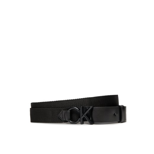 Calvin Klein Pasek Męski Ck Metal Minimal Webbing 30Mm K50K511566 Czarny ze sklepu MODIVO w kategorii Paski męskie - zdjęcie 182728378