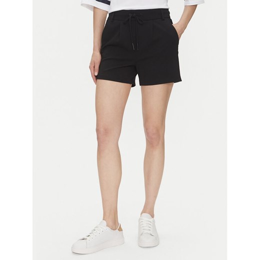 ONLY Szorty materiałowe Poptrash 15127107 Czarny Regular Fit ze sklepu MODIVO w kategorii Szorty - zdjęcie 182728435