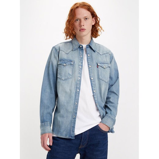 Levi's® Koszula Barstow 857440048 Granatowy Regular Fit ze sklepu MODIVO w kategorii Koszule męskie - zdjęcie 182728438