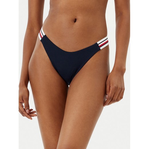 Tommy Hilfiger Dół od bikini UW0UW05828 Granatowy ze sklepu MODIVO w kategorii Stroje kąpielowe - zdjęcie 182728449
