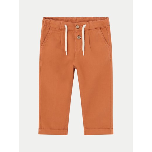 Mayoral Chinosy 01541 Pomarańczowy Slim Fit ze sklepu MODIVO w kategorii Spodnie i półśpiochy - zdjęcie 182728546