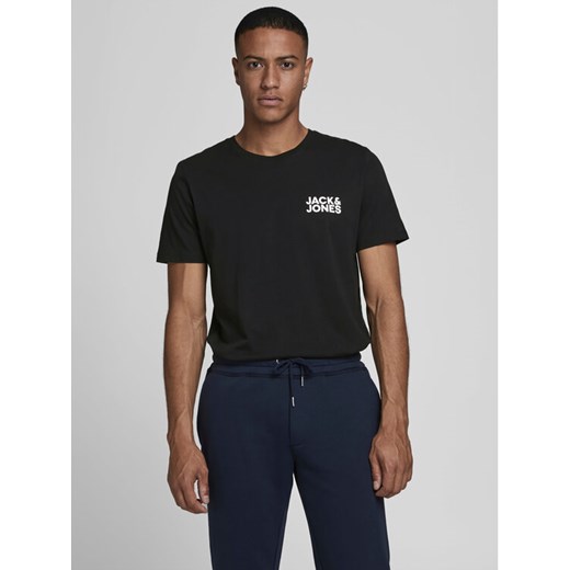 Jack&Jones T-Shirt Corp Logo 12151955 Czarny Slim Fit ze sklepu MODIVO w kategorii T-shirty męskie - zdjęcie 182728598