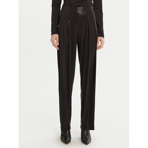 NORMA KAMALI Spodnie materiałowe ST3247LMC32001 Czarny Slim Fit ze sklepu MODIVO w kategorii Spodnie damskie - zdjęcie 182728607