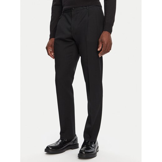 Dolce&Gabbana Spodnie materiałowe GY6UET FU27J N0000 Czarny Regular Fit ze sklepu MODIVO w kategorii Spodnie męskie - zdjęcie 182728628