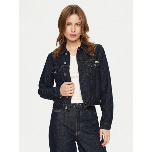 Calvin Klein Jeans Kurtka jeansowa 90's J20J225066 Granatowy Regular Fit ze sklepu MODIVO w kategorii Kurtki damskie - zdjęcie 182728708