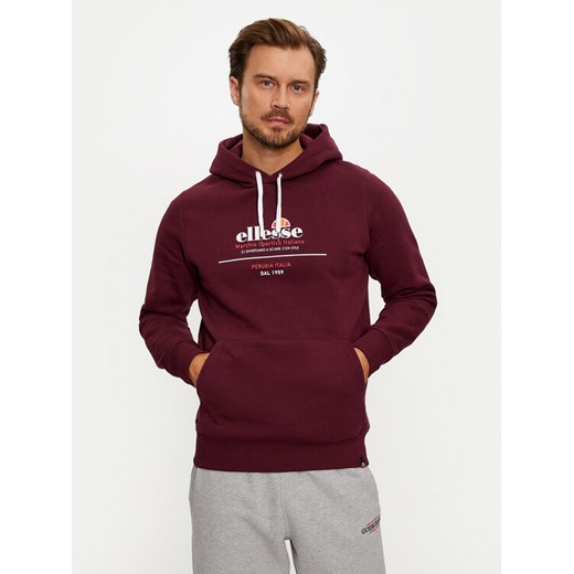 Ellesse Bluza Mvello SHX20948 Czerwony Regular Fit ze sklepu MODIVO w kategorii Bluzy męskie - zdjęcie 182728769