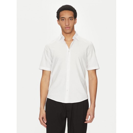 BOSS Koszula Rash_2 50537332 Biały Regular Fit ze sklepu MODIVO w kategorii Koszule męskie - zdjęcie 182728845