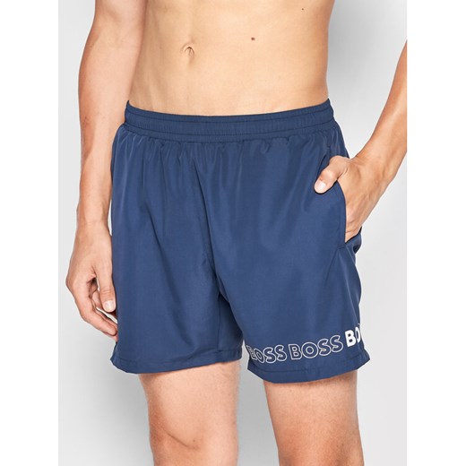 Boss Szorty kąpielowe Dolphin 50469590 Granatowy Regular Fit ze sklepu MODIVO w kategorii Kąpielówki - zdjęcie 182728847