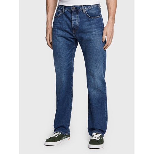 Pepe Jeans Jeansy Penn PM206739 Niebieski Relaxed Fit ze sklepu MODIVO w kategorii Jeansy męskie - zdjęcie 182729029