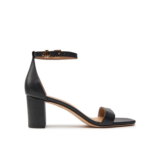 LAUREN RALPH LAUREN Sandały 802927949001 Czarny ze sklepu MODIVO w kategorii Sandały damskie - zdjęcie 182729037