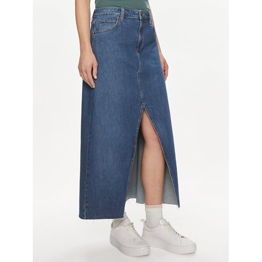 Lee Spódnica jeansowa 112349007 Niebieski Loose Fit ze sklepu MODIVO w kategorii Spódnice - zdjęcie 182729055