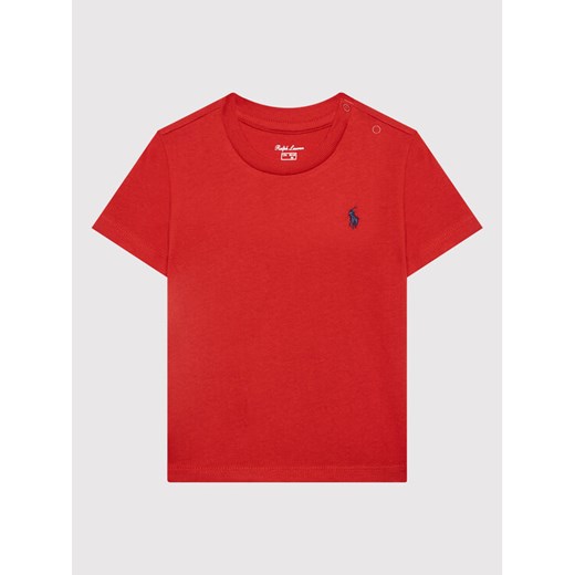 Polo Ralph Lauren T-Shirt 320832904036 Czerwony Regular Fit ze sklepu MODIVO w kategorii T-shirty chłopięce - zdjęcie 182729138