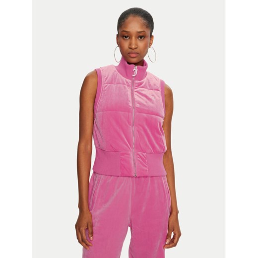 Juicy Couture Bezrękawnik Thunder JCOGL224555 Różowy Slim Fit ze sklepu MODIVO w kategorii Kamizelki damskie - zdjęcie 182729139