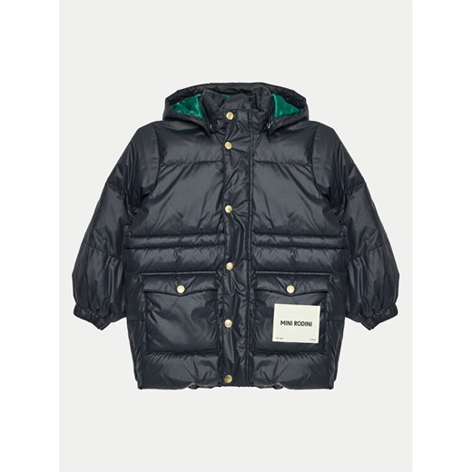 Mini Rodini Kurtka puchowa 2371010999 Czarny Regular Fit ze sklepu MODIVO w kategorii Kurtki chłopięce - zdjęcie 182729146