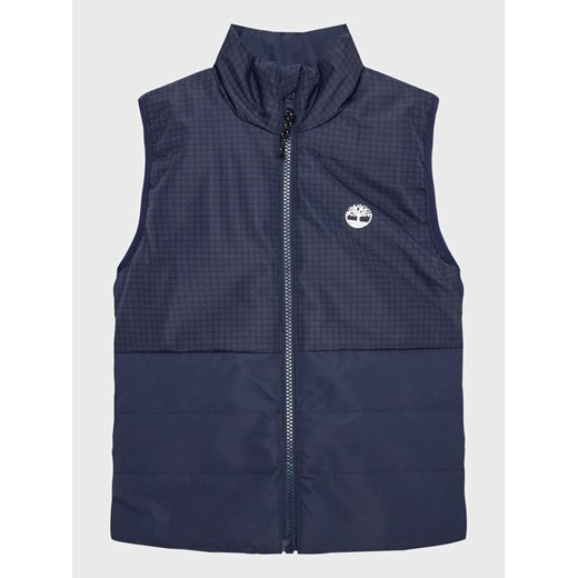 Timberland Kamizelka T26585 D Granatowy Regular Fit ze sklepu MODIVO w kategorii Kamizelki męskie - zdjęcie 182729149