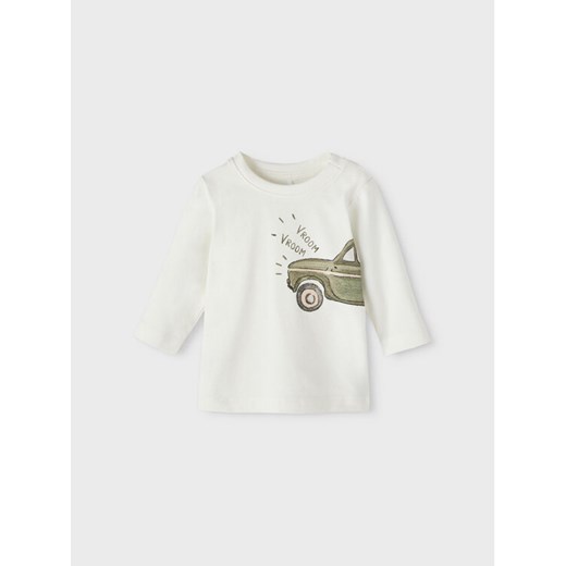 NAME IT Bluzka 13219474 Biały Regular Fit ze sklepu MODIVO w kategorii Kaftaniki i bluzki - zdjęcie 182729158