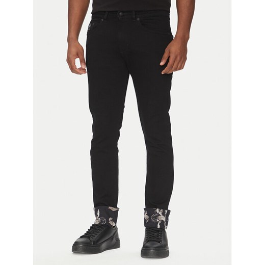Versace Jeans Couture Jeansy 78GAB5DC Czarny Slim Fit ze sklepu MODIVO w kategorii Jeansy męskie - zdjęcie 182729166