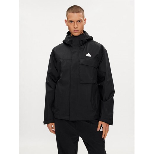 adidas Kurtka przeciwdeszczowa City Escape IN7192 Czarny Regular Fit ze sklepu MODIVO w kategorii Kurtki męskie - zdjęcie 182729249