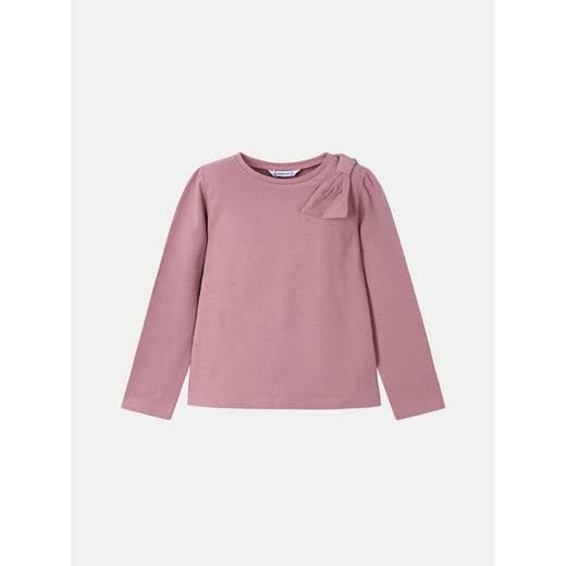 Mayoral Bluzka 4064 Różowy Regular Fit ze sklepu MODIVO w kategorii Bluzki dziewczęce - zdjęcie 182729279