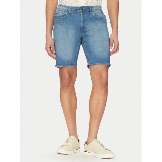 Blend Szorty jeansowe 20718125 Niebieski Regular Fit ze sklepu MODIVO w kategorii Spodenki męskie - zdjęcie 182729346