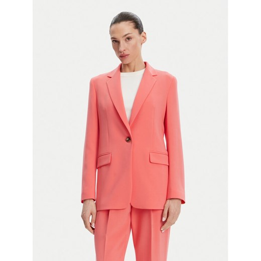 BOSS Marynarka 50490053 Różowy Regular Fit ze sklepu MODIVO w kategorii Marynarki damskie - zdjęcie 182729425