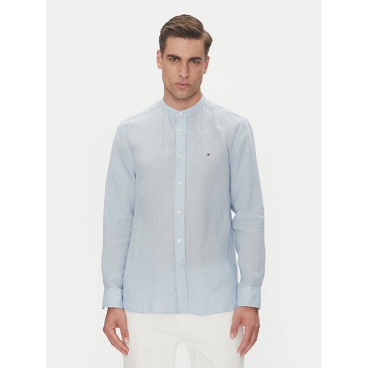 Tommy Hilfiger Koszula MW0MW39271 Błękitny Regular Fit ze sklepu MODIVO w kategorii Koszule męskie - zdjęcie 182729439