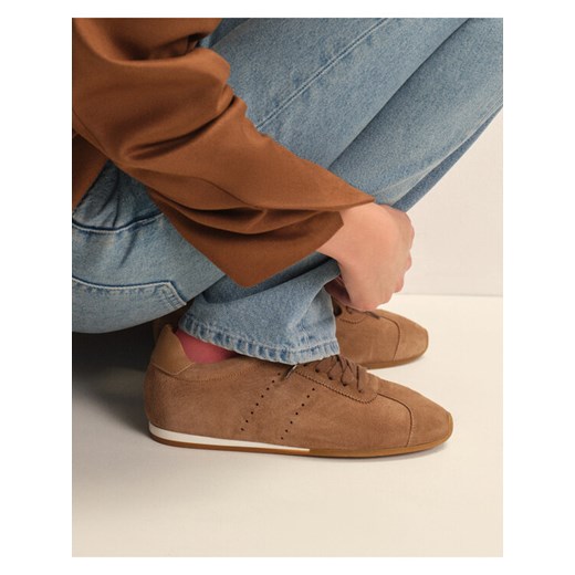 Gino Rossi Sneakersy AYA-110125 Brązowy ze sklepu MODIVO w kategorii Buty sportowe damskie - zdjęcie 182729607