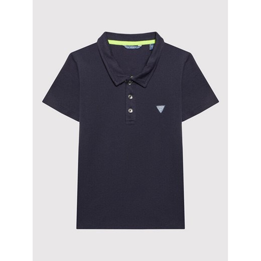 Guess Polo L2GP02 KAPY0 Granatowy Regular Fit ze sklepu MODIVO w kategorii T-shirty chłopięce - zdjęcie 182729627