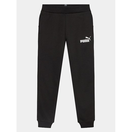 Puma Spodnie dresowe Ess 587038 Czarny Regular Fit ze sklepu MODIVO w kategorii Spodnie chłopięce - zdjęcie 182729708