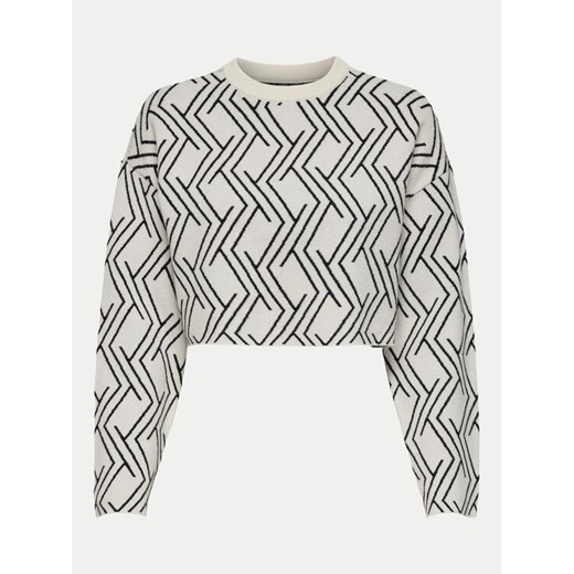 Kids ONLY Sweter Anny 15338761 Beżowy Cropped Fit ze sklepu MODIVO w kategorii Swetry dziewczęce - zdjęcie 182729717