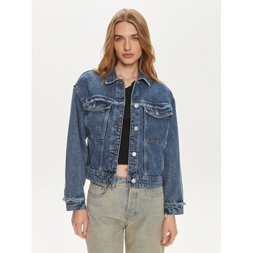 Pieces Kurtka jeansowa Alfi 17148808 Niebieski Regular Fit ze sklepu MODIVO w kategorii Kurtki damskie - zdjęcie 182729718