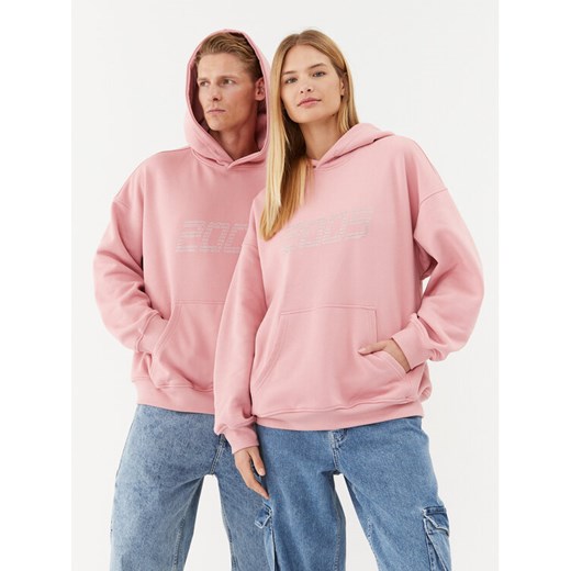 2005 Bluza Unisex Signature Różowy Relaxed Fit ze sklepu MODIVO w kategorii Bluzy męskie - zdjęcie 182729767