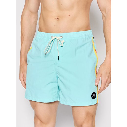 Quiksilver Szorty kąpielowe Ocean Beach Please 16\ EQYJV03851 Niebieski Regular Fit ze sklepu MODIVO w kategorii Kąpielówki - zdjęcie 182729817