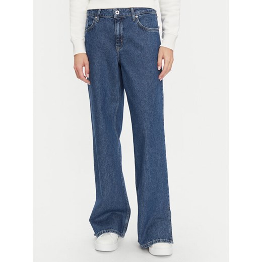 Karl Lagerfeld Jeans Jeansy 246J1118 Granatowy Relaxed Fit ze sklepu MODIVO w kategorii Jeansy damskie - zdjęcie 182729858