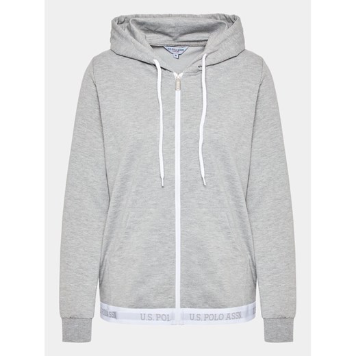 U.S. Polo Assn. Bluza Lounge 16599 Szary Regular Fit ze sklepu MODIVO w kategorii Bluzy damskie - zdjęcie 182729897