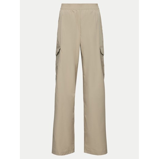 Alpha Industries Spodnie materiałowe 136025 Beżowy Wide Leg ze sklepu MODIVO w kategorii Spodnie damskie - zdjęcie 182729898