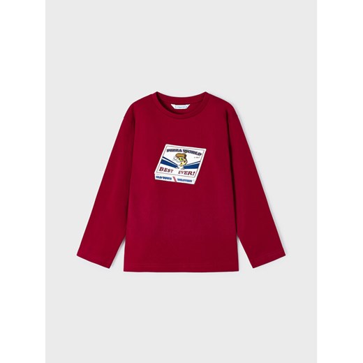 Mayoral Bluzka 4.025 Czerwony Regular Fit ze sklepu MODIVO w kategorii T-shirty chłopięce - zdjęcie 182730059