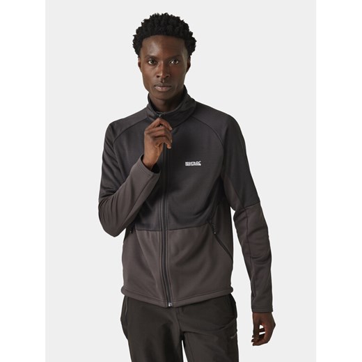 Regatta Bluza Highton Wnt FZ IV RMA558 Szary Regular Fit ze sklepu MODIVO w kategorii Bluzy męskie - zdjęcie 182730098