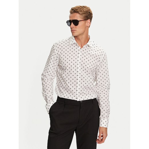 Hugo Koszula Kenno 50527863 Biały Regular Fit ze sklepu MODIVO w kategorii Koszule męskie - zdjęcie 182730139