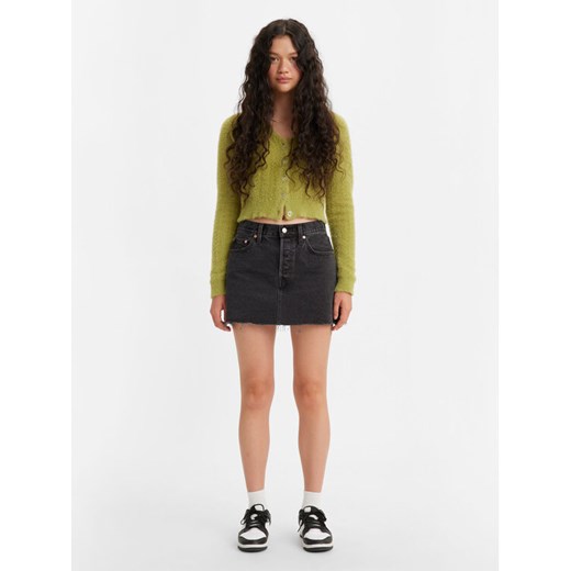 Levi's® Spódnica jeansowa Icon A46940000 Czarny Loose Fit ze sklepu MODIVO w kategorii Spódnice - zdjęcie 182730269