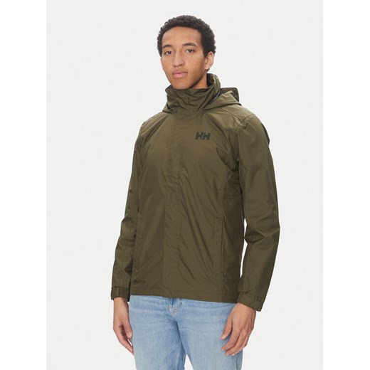 Helly Hansen Kurtka przeciwdeszczowa Dubliner 62643 Khaki Regular Fit ze sklepu MODIVO w kategorii Kurtki męskie - zdjęcie 182730286