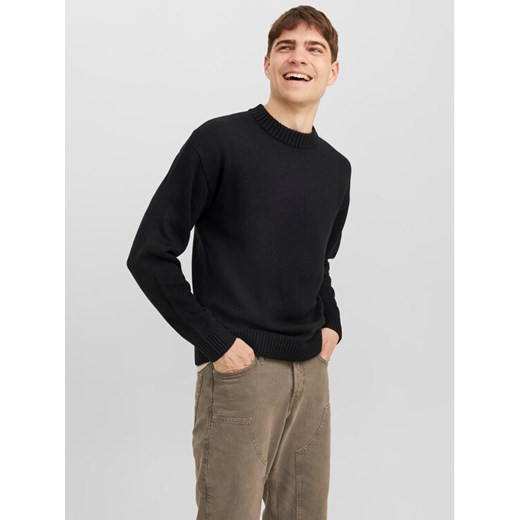 Jack&Jones Sweter 12236774 Czarny Regular Fit ze sklepu MODIVO w kategorii Swetry męskie - zdjęcie 182730349